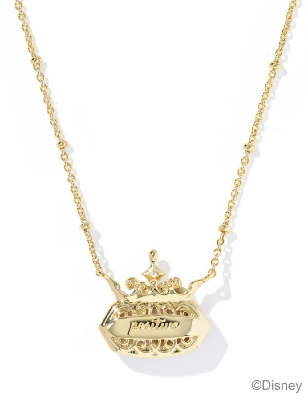 NWT Disney | Kendra Scott Elisa Princess Gold Short Pendant Necklace - Picture 2 of 5